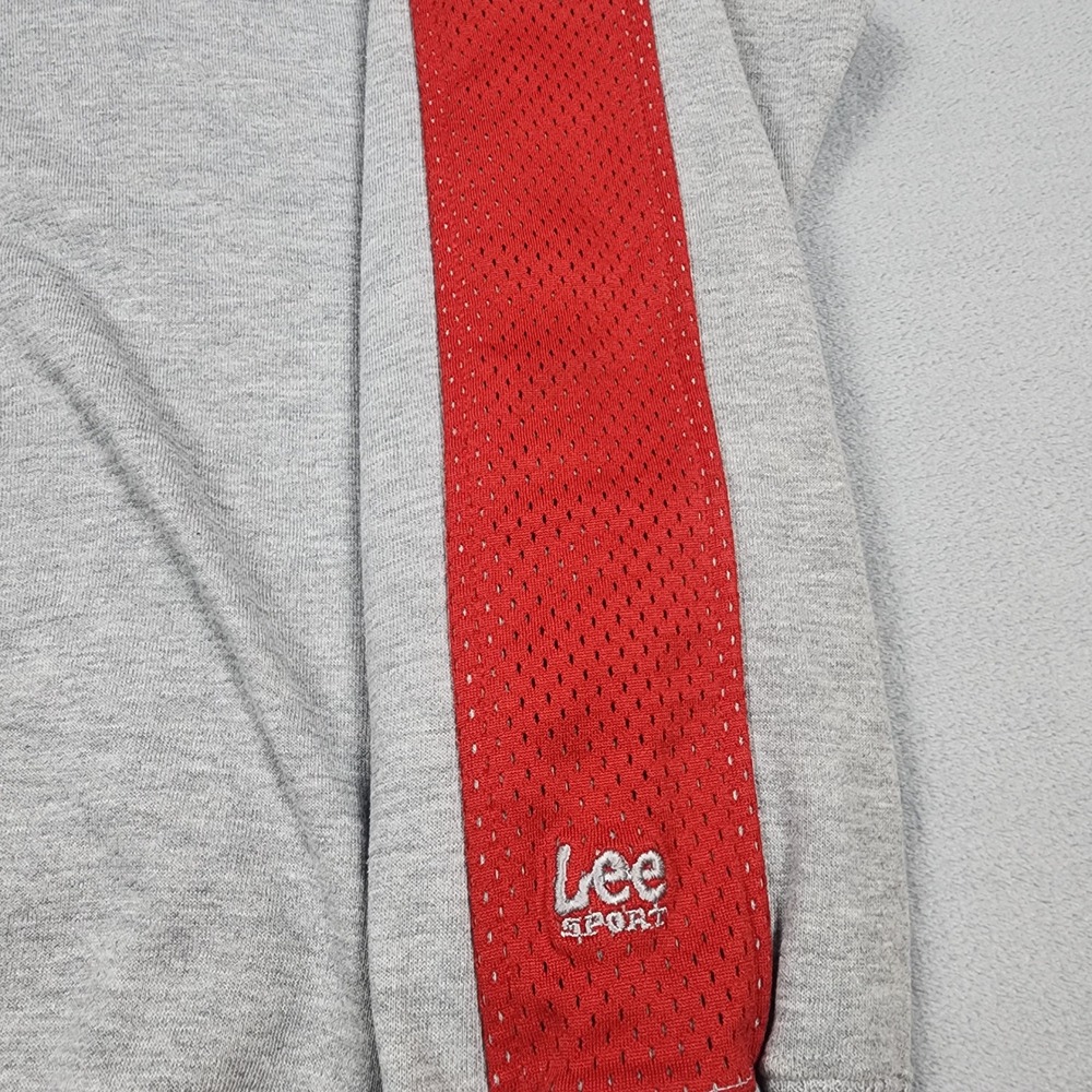 Vintage Chicago Blackhawks Sweatshirt Mens Gray Lee Sport NHL Embroidered - Picture 7 of 16